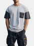 Premium Cotton Color-block Drop shoulder T-shirt