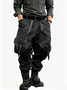 Men's Windproof And Water-Repellent Overalls With Multi-Pocket Stitching Design Street Tactical Pants And Hiking Pants