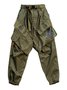 Men's Trendy Art Cargo Pants Ripstop Multi-Pocket Street Tactical Pants Work Hiking Pants