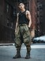 Men's Trendy Art Cargo Pants Ripstop Multi-Pocket Street Tactical Pants Work Hiking Pants