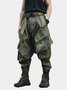 Men's Trendy Art Cargo Pants Ripstop Multi-Pocket Street Tactical Pants Work Hiking Pants