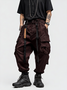 Street Style Work Pants Casual Retro Multi-Pocket Cotton Splash-Proof Windproof Urban Loose Pants