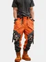 Men's Water Resistant Cargo Pants Ripstop Multi-Pocket Street Tactical Pants Work Hiking Pants