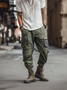 Retro Cargo Pants Casual Outdoor Relaxed Fit Work Pants with Multi Pockets