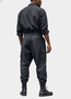 Street Style Washed Cotton Twill Relaxed Fit Workwear Coverall