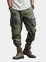Retro Cargo Pants Casual Outdoor Relaxed Fit Work Pants with Multi Pockets
