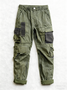 Retro Cargo Pants Casual Outdoor Relaxed Fit Work Pants with Multi Pockets