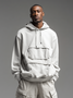Streetwear Outdoor Cotton Relaxed Fit Work Hoodie Sweatshirt with Multi Pockets