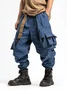 Urban Style Work Pants Waterproof Suitable For Hiking With Trendy Pocket Design.