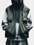 Street Style Windproof Workwear Vest For Hiking Sports And Everyday Wear.