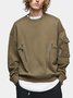 Men's Streetwear Functional Zipper Sports Sweatshirt in Pure Cotton