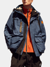 Trendy Fashion Blue Windproof Work Jacket