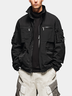 Ripstop High Street Trend Stand Collar Jogging Multi-Pocket Loose Work Jacket