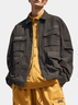 Street Style Washed Denim Cotton Zip-Up Work Jacket