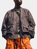 Men's Ripstop Water Resistant Multi-Pocket Streetwear Flight Jacket Lined