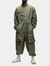 Ripstop Cotton Work Coveralls Mechanic Overall Jumpsuit Baggy Casual Workwear with Cargo Pockets