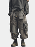 Streetwear Outdoor Washed Cargo Pants Relaxed Fit Work Pants with Multi Pockets