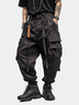 Street Style Work Pants Casual Retro Multi-Pocket Cotton Splash-Proof Windproof Urban Loose Pants