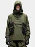 Workwear Sweatshirt Urban Functional Style Casual Street Three-Dimensional Pocket Work Hoodie Sweatshirt