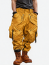 Men's Windproof And Water-Repellent Overalls With Multi-Pocket Design Street Tactical Pants And Hiking Pants