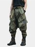 Men's Trendy Art Cargo Pants Ripstop Multi-Pocket Street Tactical Pants Work Hiking Pants