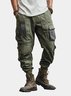 Retro Cargo Pants Casual Outdoor Relaxed Fit Work Pants with Multi Pockets