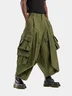Men's Streetwear Oversized Fit Trendy Ripstop Hiking Work Pants